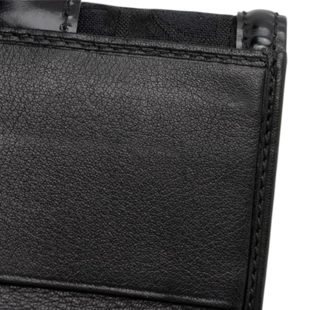 Christian Dior Trotter Oblique Jacquard Compact Wallet With Crystals